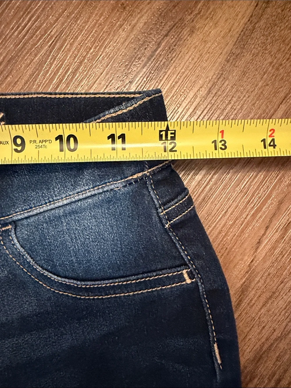Justice Girls Dark Indigo Stretch Skinny Jeggings. Size 10
